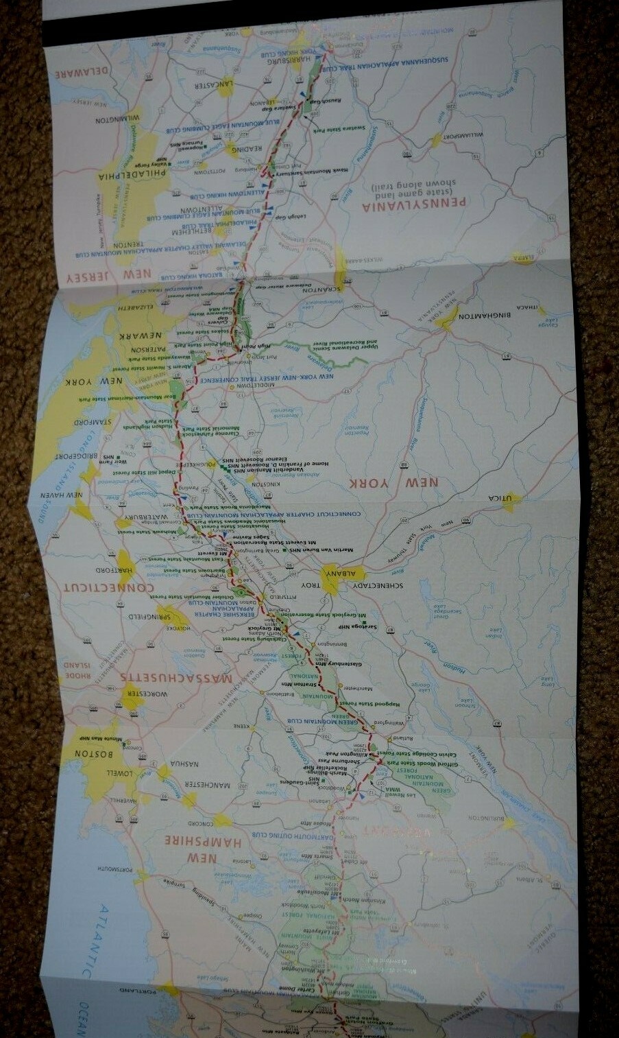 Ntl. Park Service (NPS), Appalachian Trail Brochure, (3.75″ x 8.25″ Folded) New