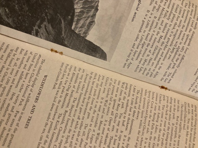 Vintage Brochure Glacier National Park, Montana, 1963
