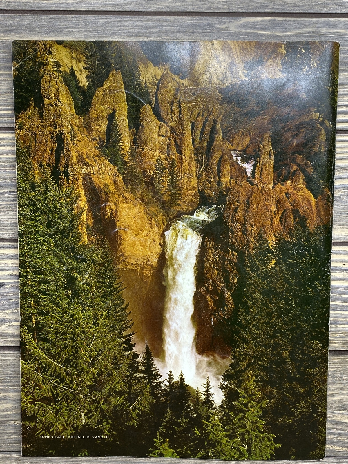 Vintage Souvenir Travel Brochure Yellowstone National Park