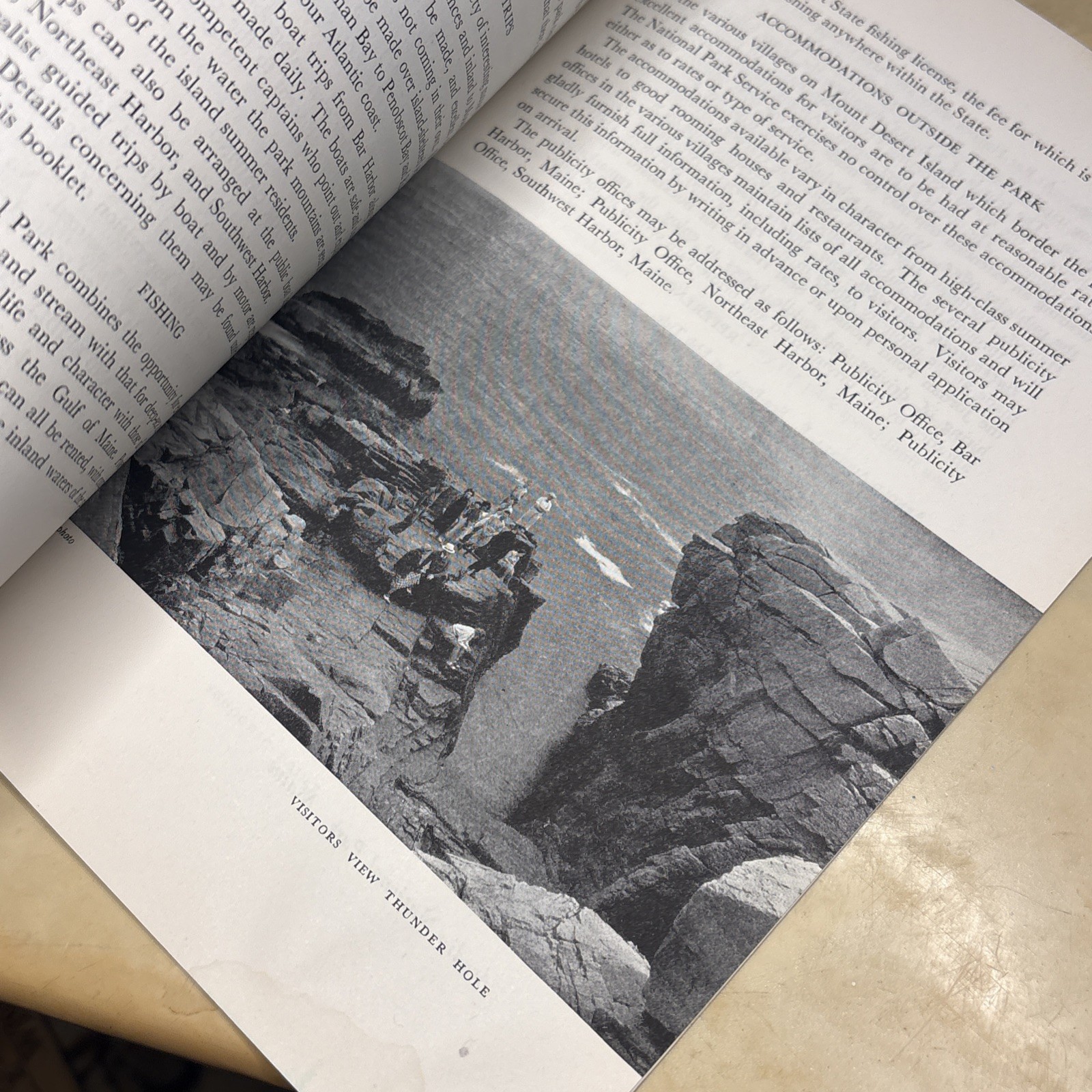 1939 Acadia National Park Maine National Park Service Guide Brochure History