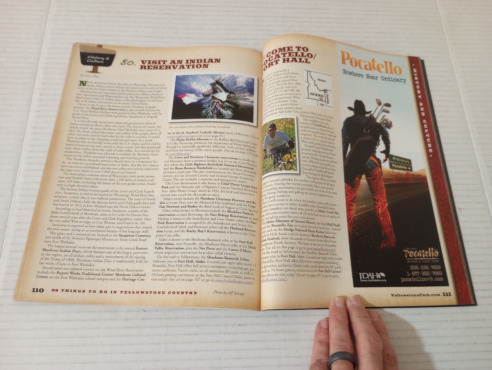 99 Things To Do In Yellowstone Country 2009 Booklet Travel Brochure