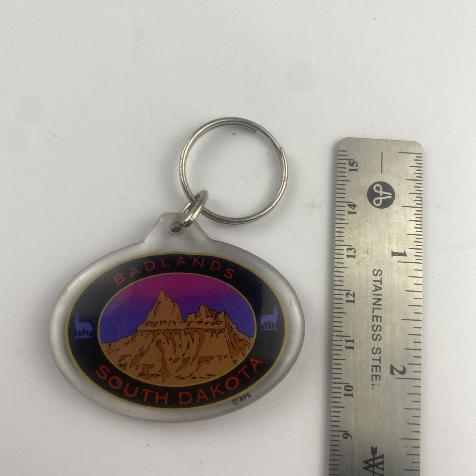 Badlands National Park South Dakota Souvenir Acrylic Keychain