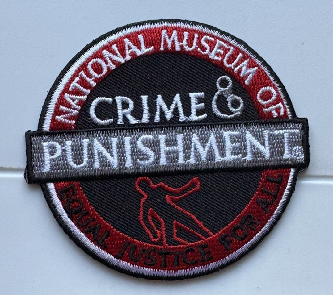 National Museum of Crime & Punishment Washington DC Souvenir Embroidered Patch
