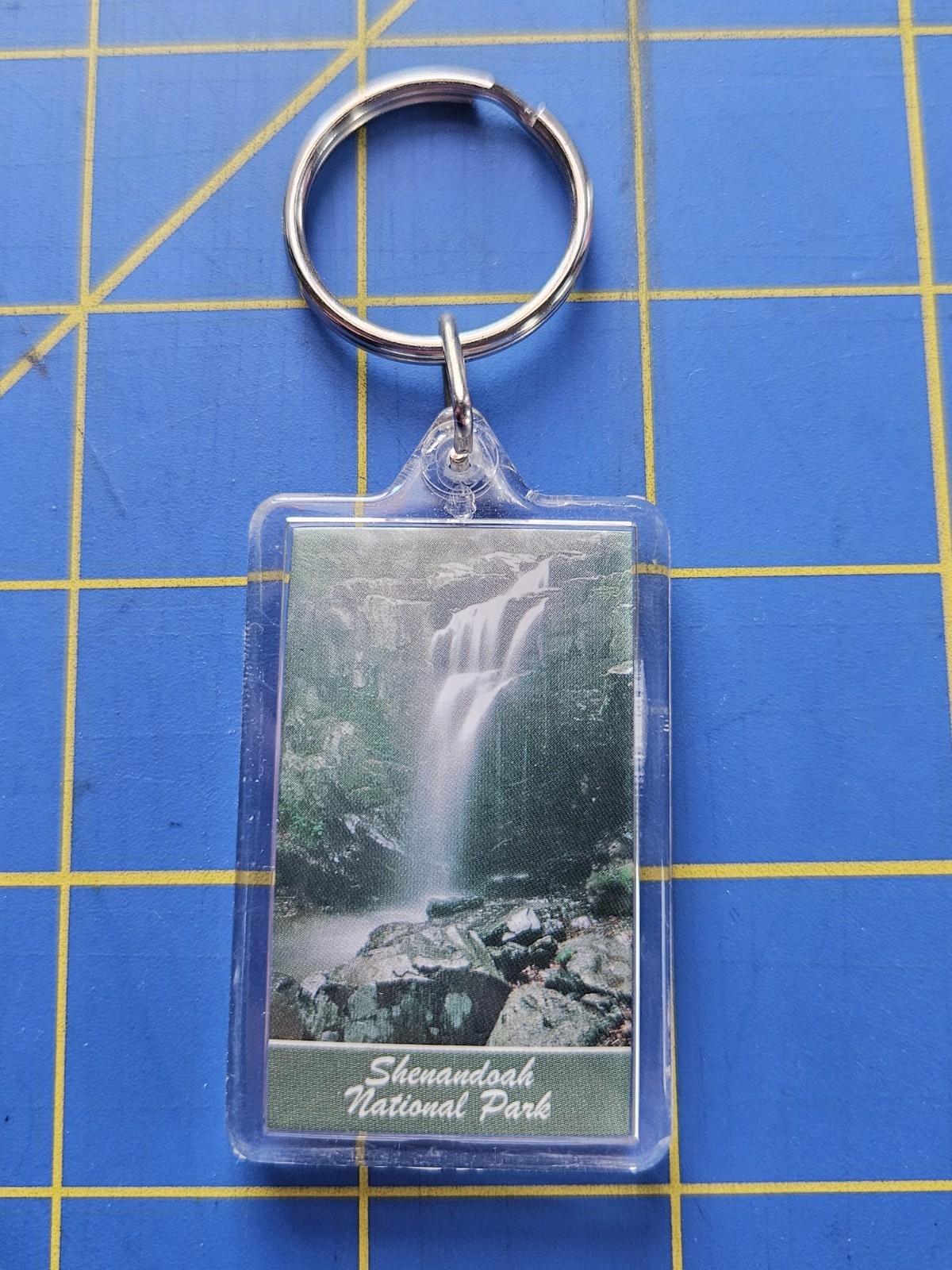 Shenandoah National Park Acrylic Keychain Waterfall Virginia 1-3/8″ x 2-1/8″