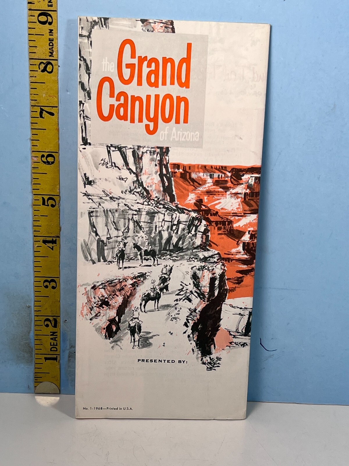 1968 Grand Canyon Arizona National Park Fred Harvey Hotels Brochure