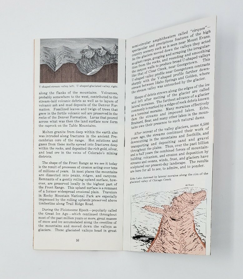 1967 Vintage Brochure – Denver’s Geologic Setting – USGS – USDOI