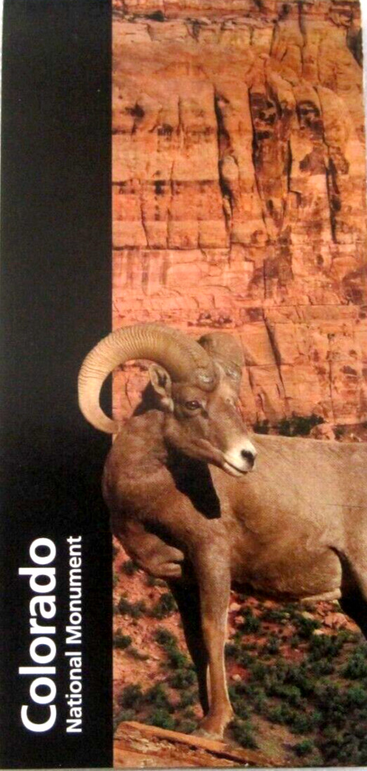 Colorado National Monument Colorado National Park Service Unigrid Brochure Map