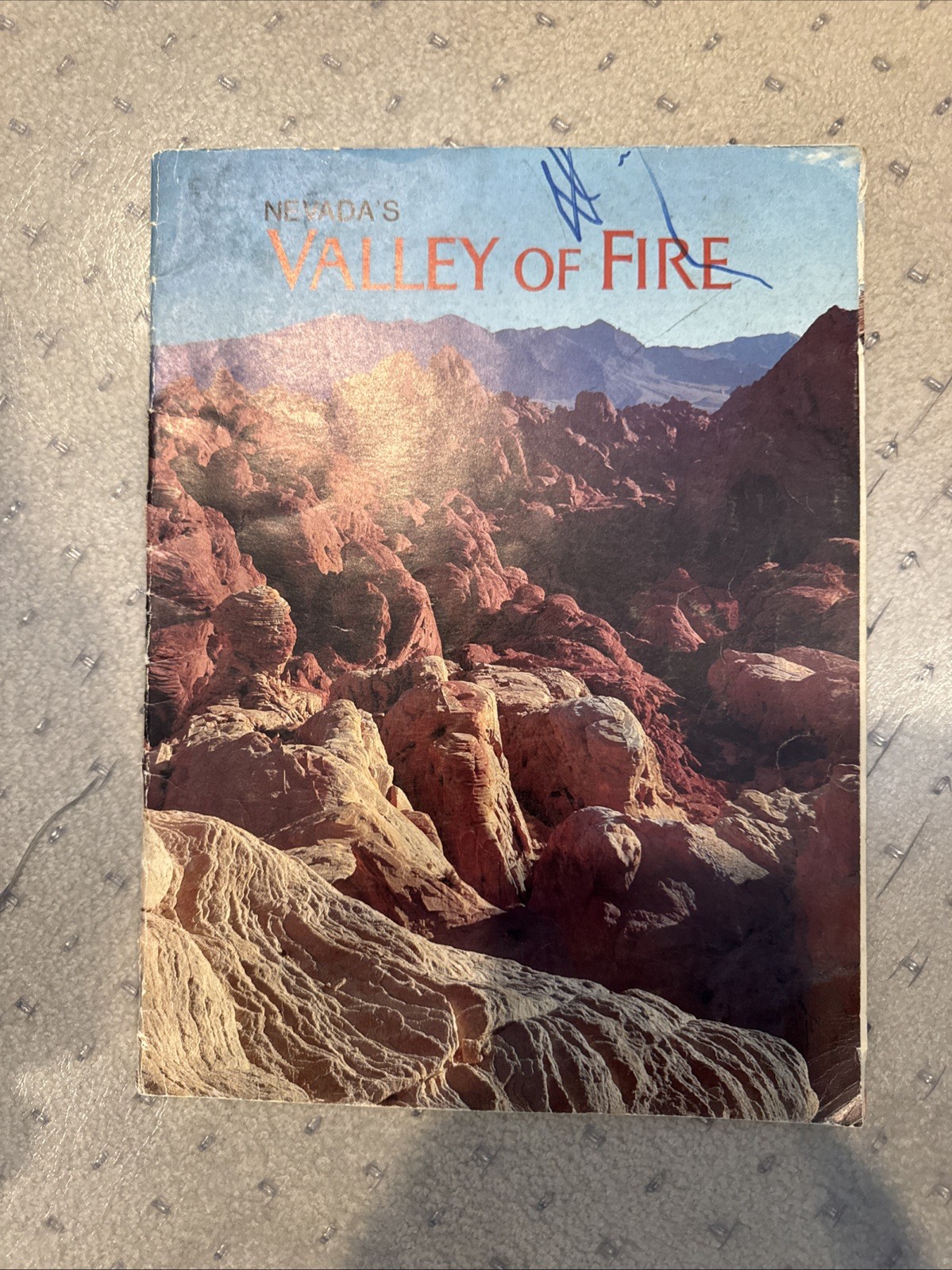 Nevada Valley Of Fire Soft Cover 1976 Original