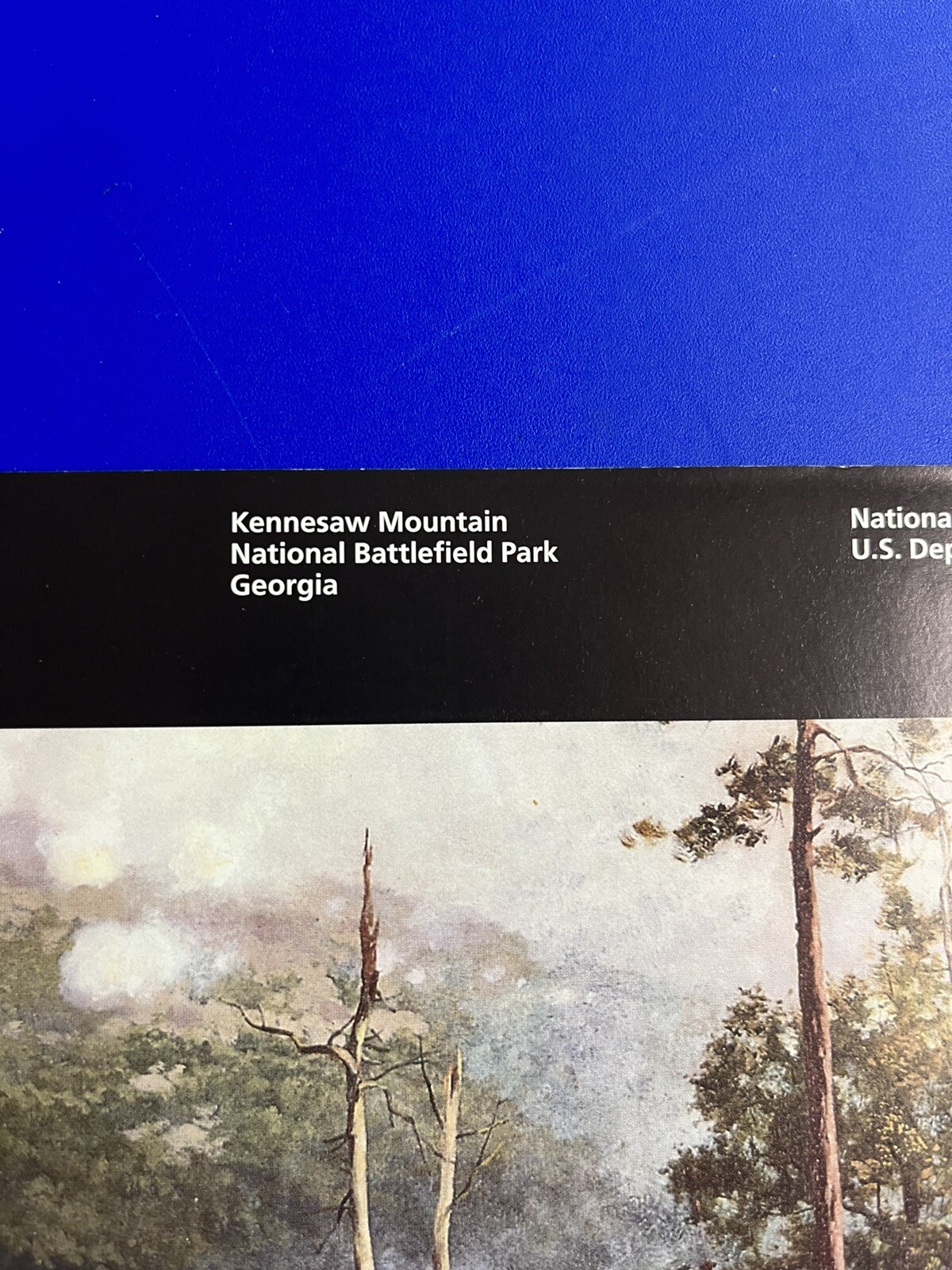 KENNESAW MOUNTAIN NATIONAL BATTLEFIELD PARK NPS Unigrid Map Brochure