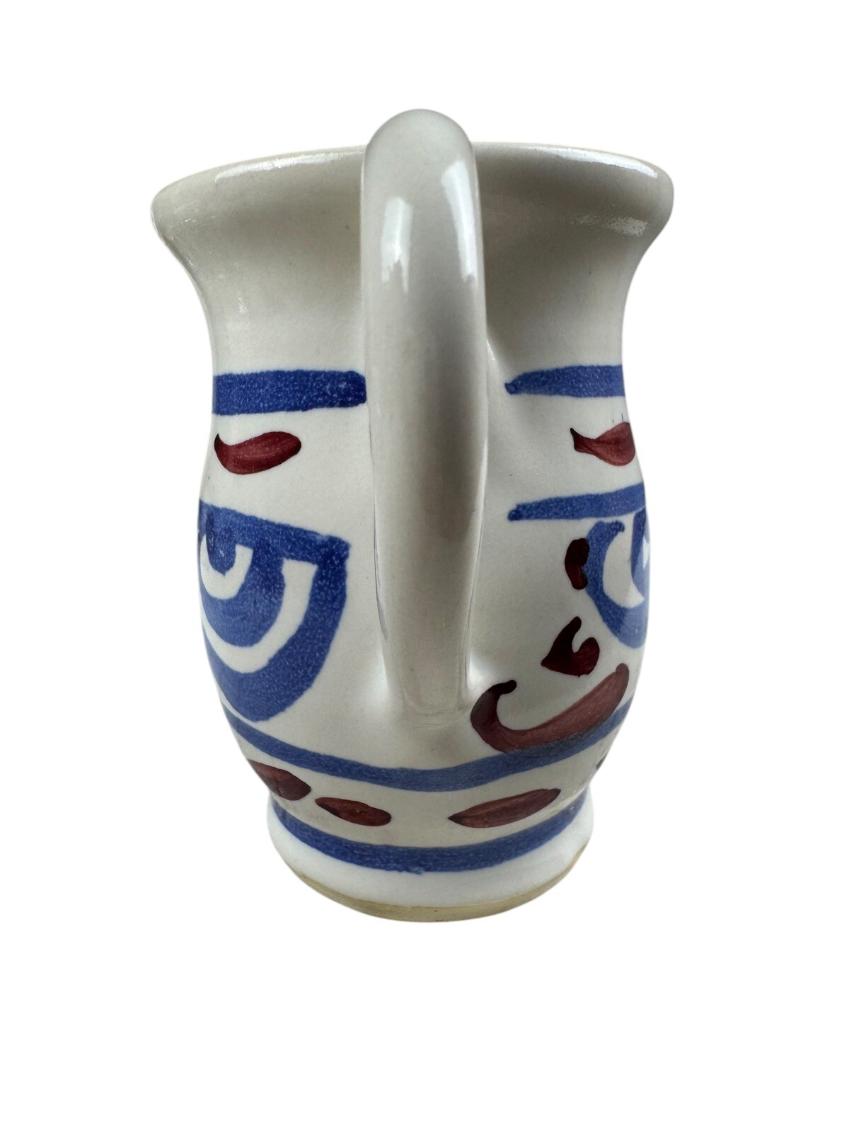 Vintage Eastern National Park Folk Pottery Pitcher Jamestown Collection Creamer