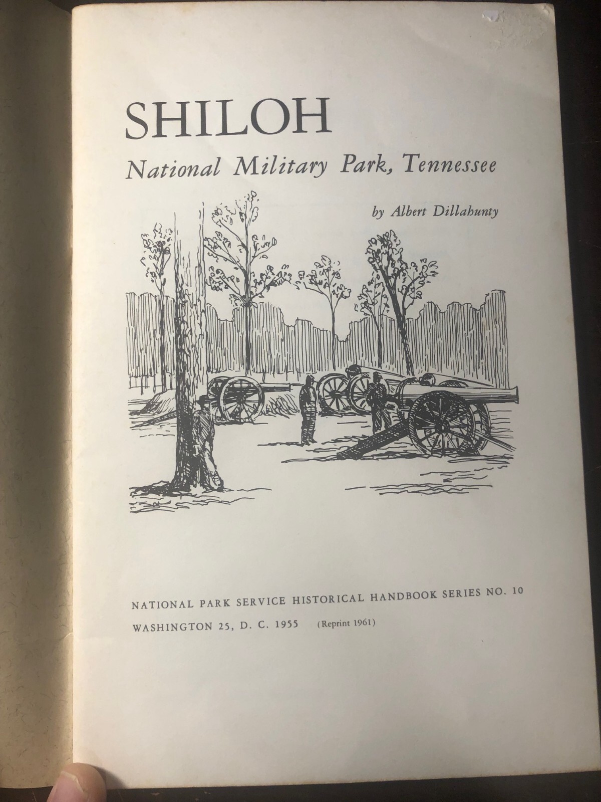 VINTAGE Shiloh National Military Park Booklet / 1961