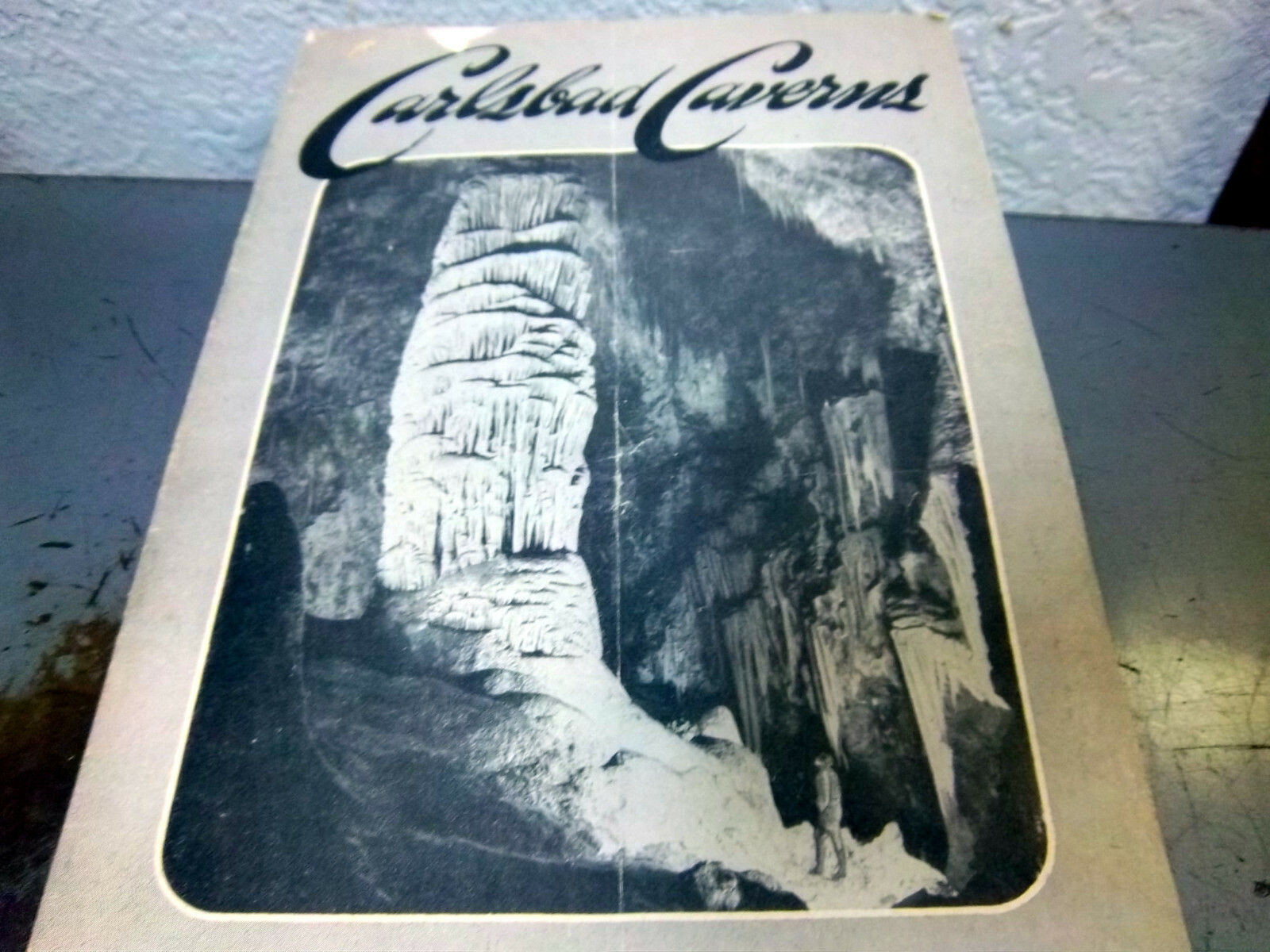 vintage 1950 Carlsbad Caverns National Park New Mexico souvenir Tourist Brochure