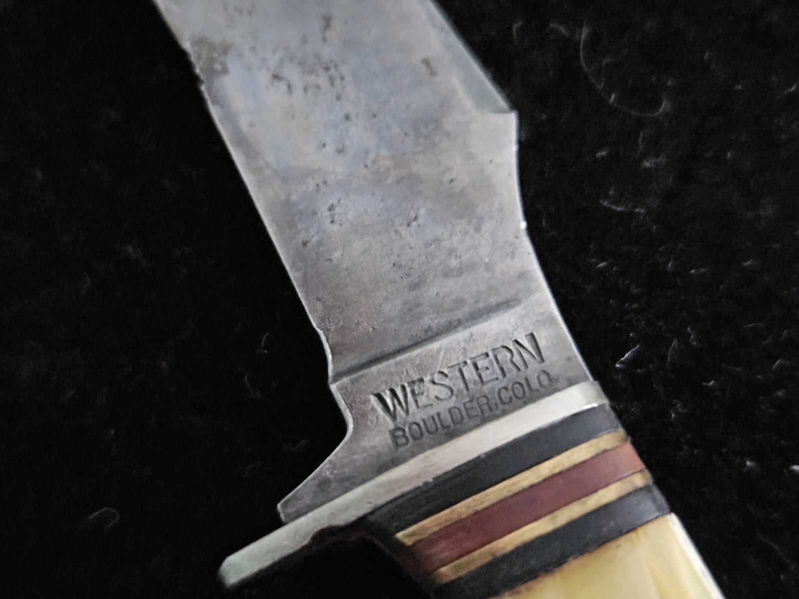 VINTAGE 1950s CARLSBAD CAVERN NAT’L PARK NEW MEXICO SOUVENIR WESTERN KNIFE USA