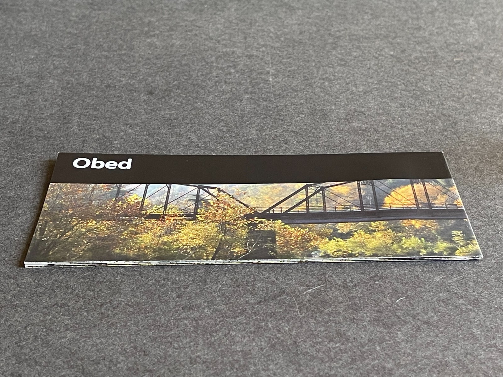 NPS Brochure Map – Obed Wild and Scenic River – Tennessee