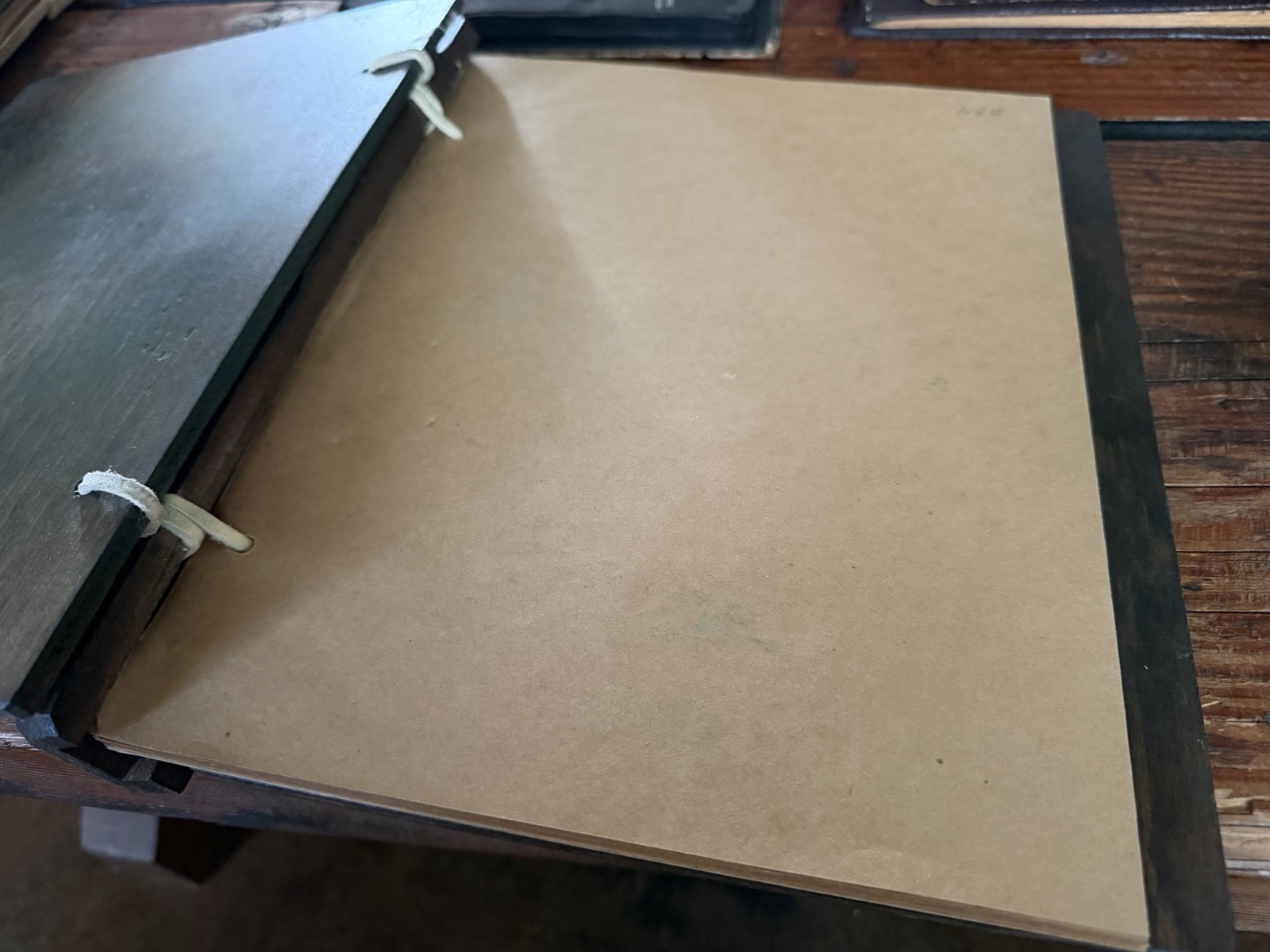 Vintage Carved Wood Scrapbook – Yellowstone National Park