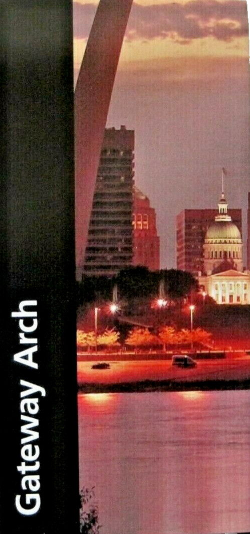 Gateway Arch National Park Missouri National Park Service Unigrid Brochure Map