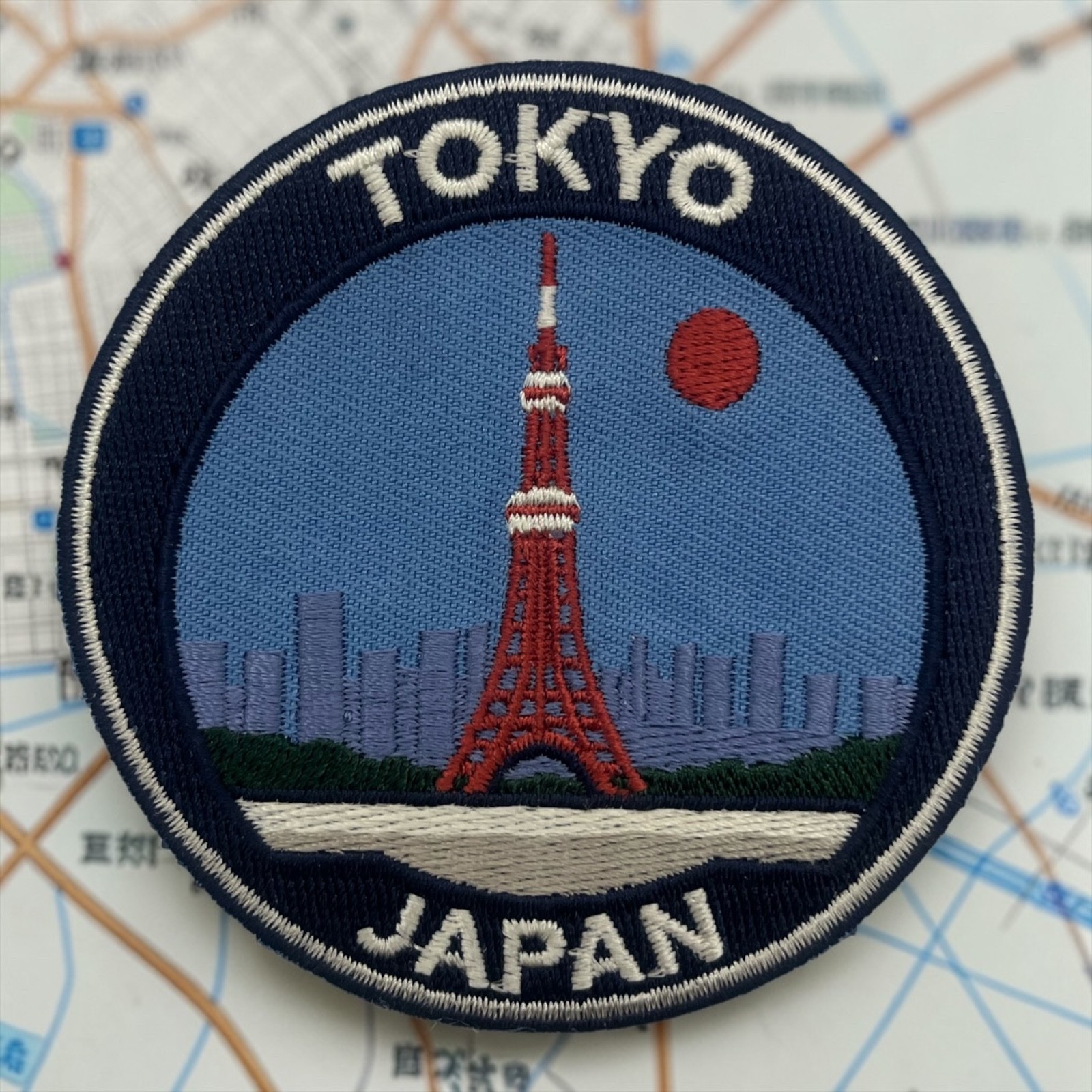 Tokyo Japan Iron On Sew On Patch 3 Inch Embroidered Travel Souvenir Badge