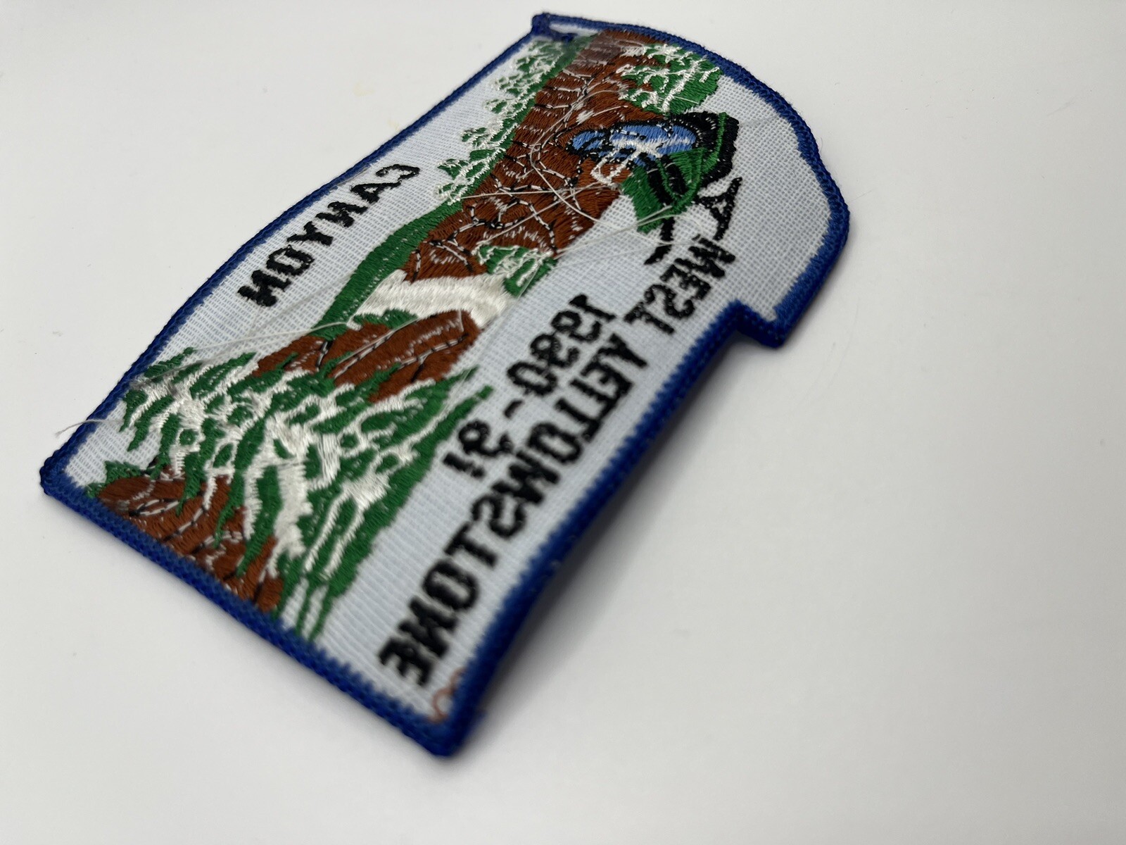 Canyon West Yellowstone Embroidered Patch, Montana 1990-91 COLLECTOR PATCH