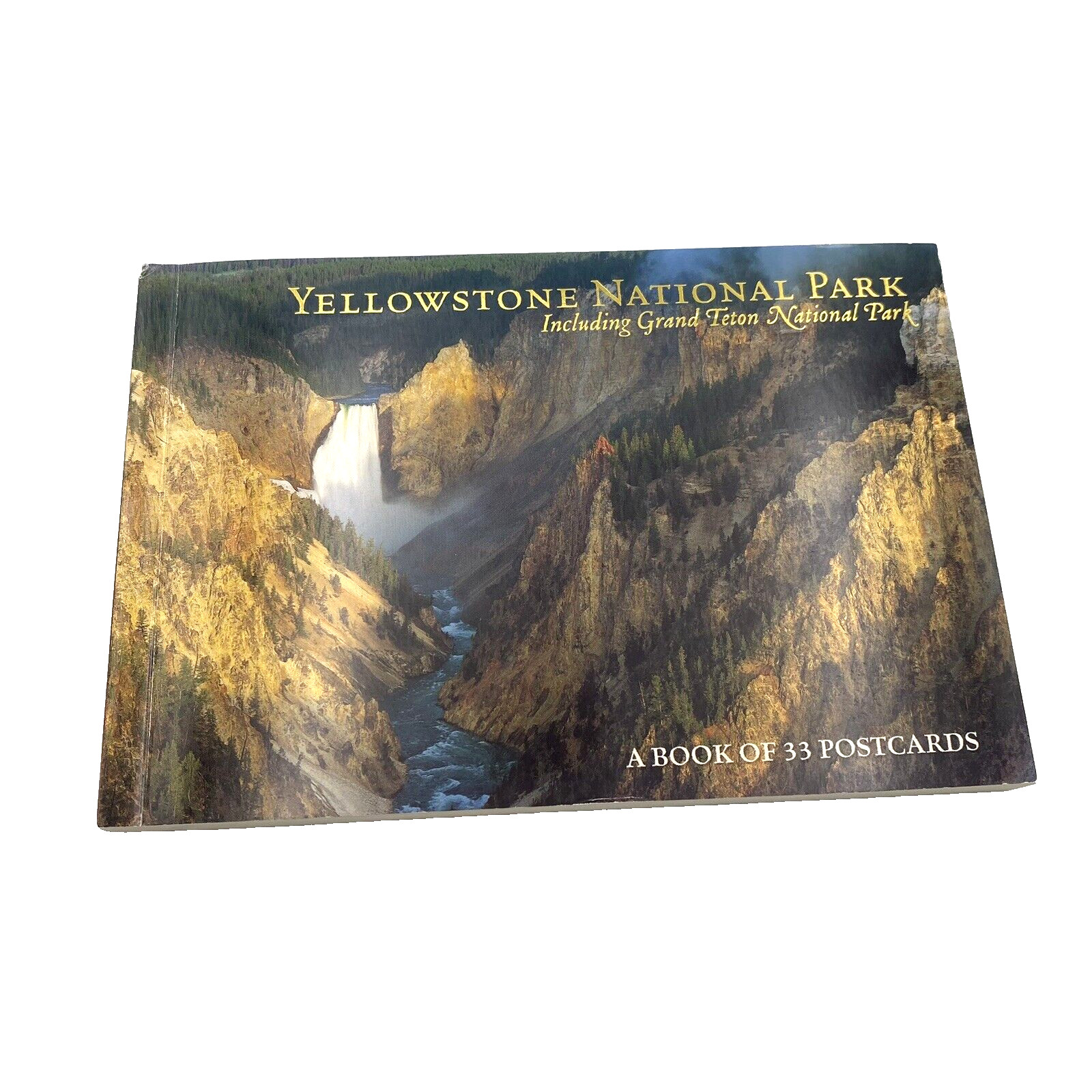 YellowStone National Park & Grand Teton National Park Book of 33 Postcards