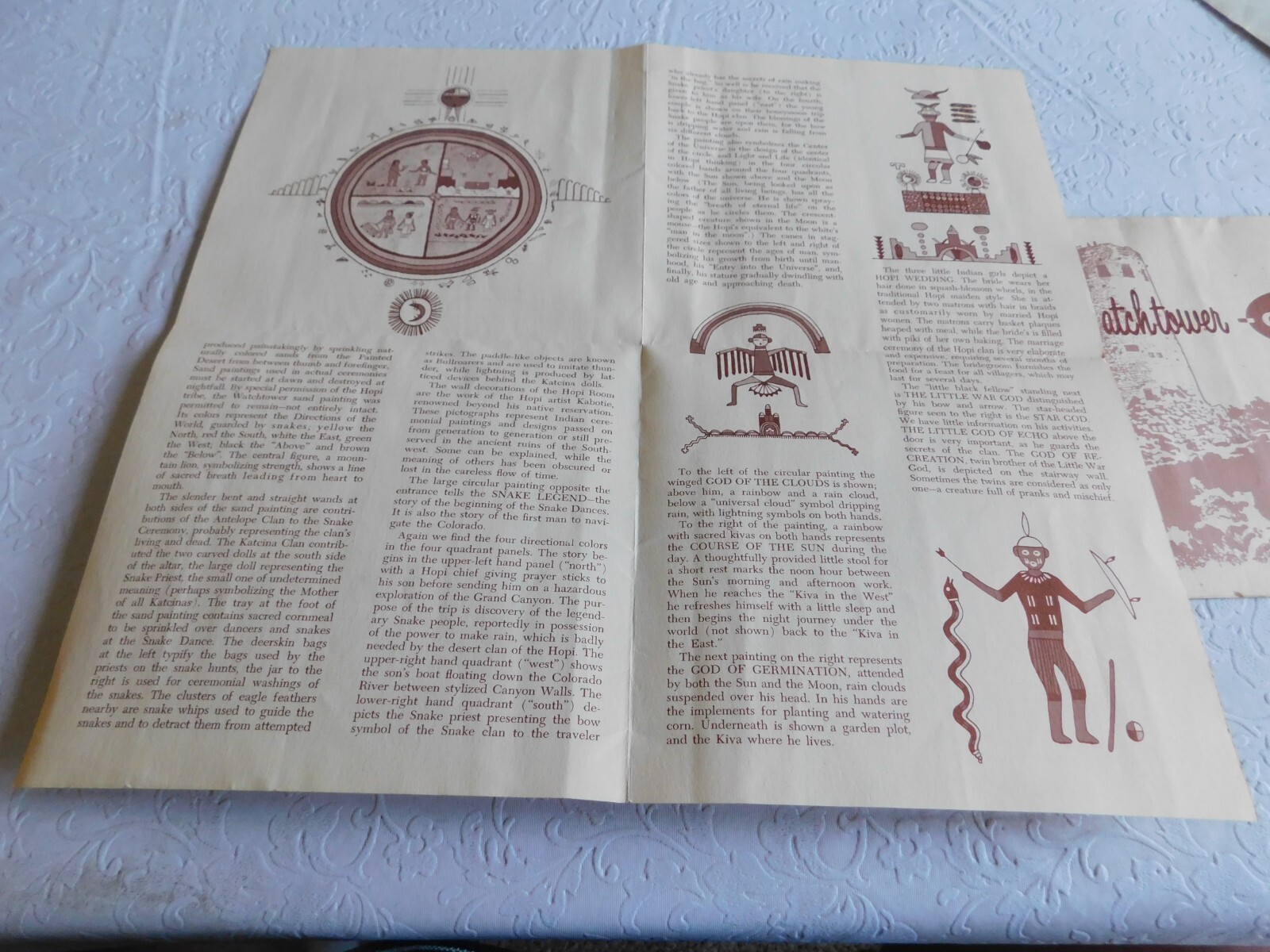 1964 VINTAGE FRED HARVEY WATCHTOWER GUIDES (2) GRAND CANYON NATIONAL PARK AZ.