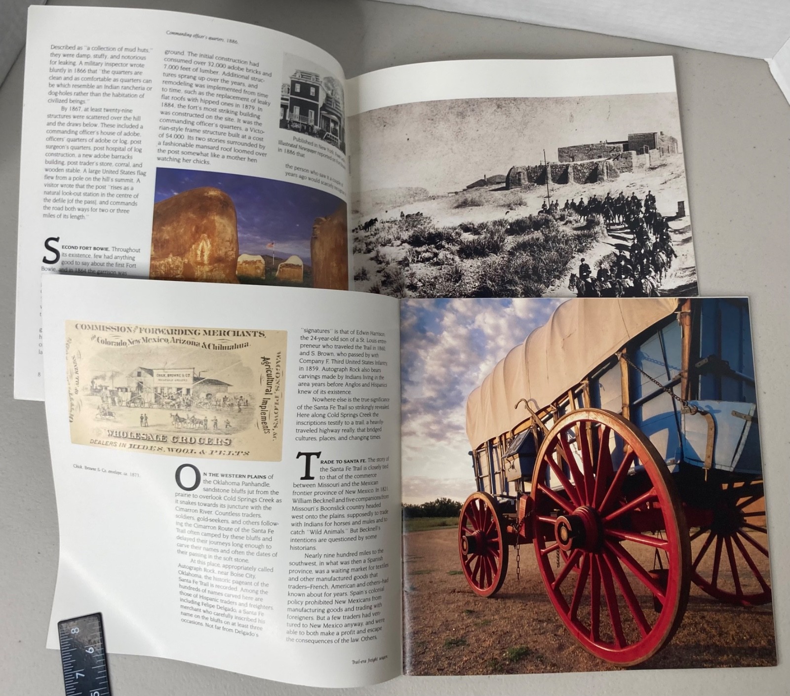 Southwest Parks and Monuments Association booklets Fort Bowie & Santa Fe Trail