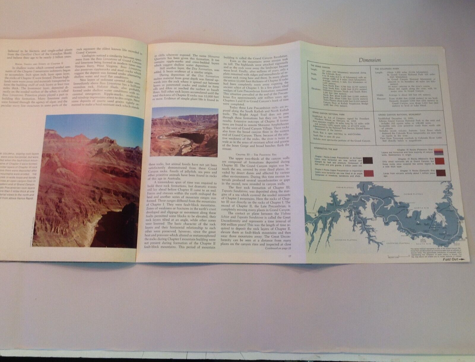Vtg 1968 KC Publications Grand Canyon: The Story Behind the Scenery Color Album