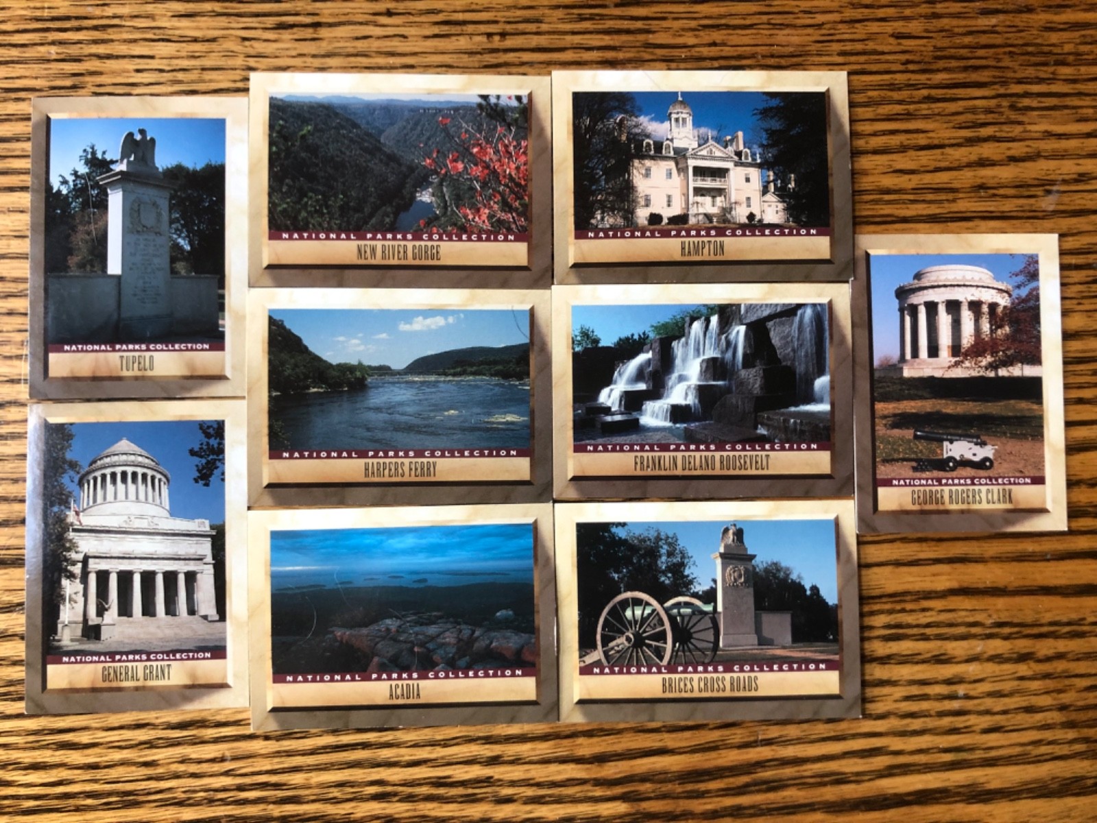 Seventy-five 1995 National Park Trading Cards; nine 1998 cards