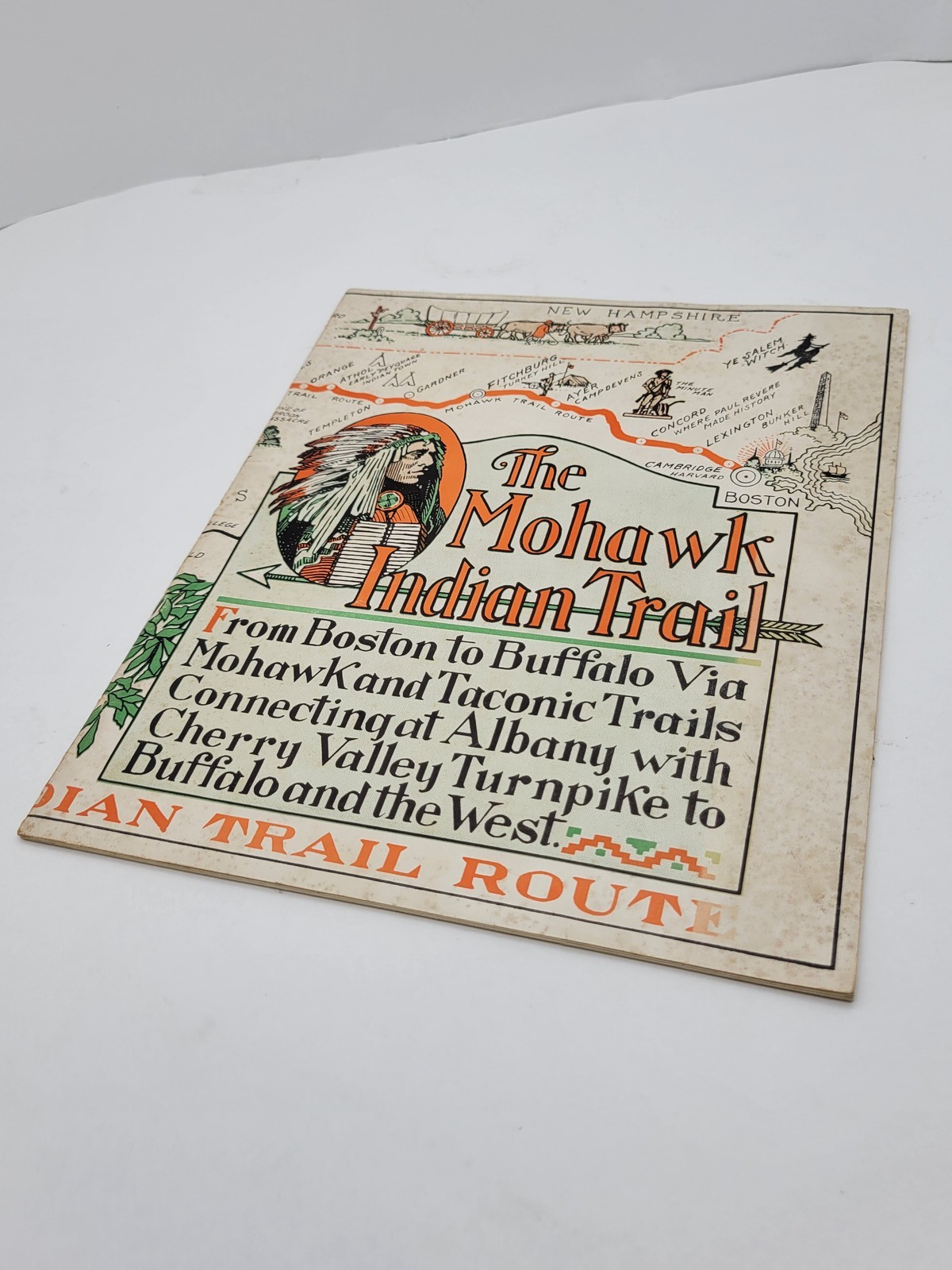 North Adams Chamber of Commerce Mowhawk Indian Trail Black White Photo Brochure