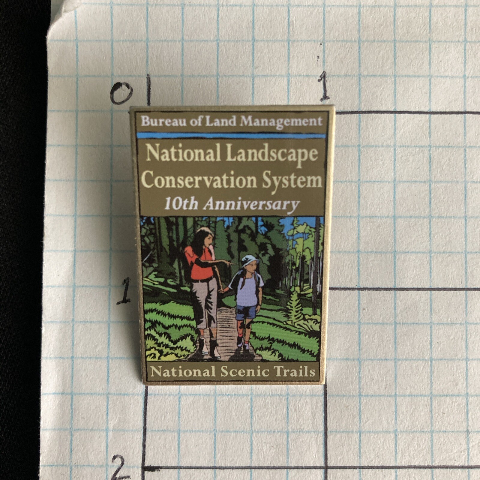 National Landscape Conservation System Scenic Trails Pin 10th Anniversary BLM