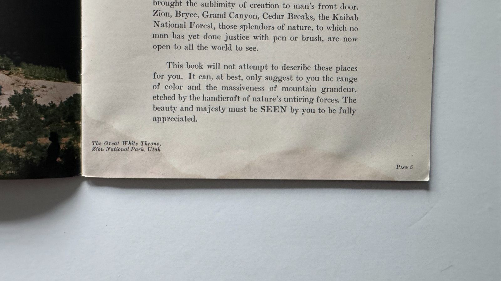 1940 Union Pacific Railroad Advertising Booklet Zion Bryce Grand Canyon Nat Park
