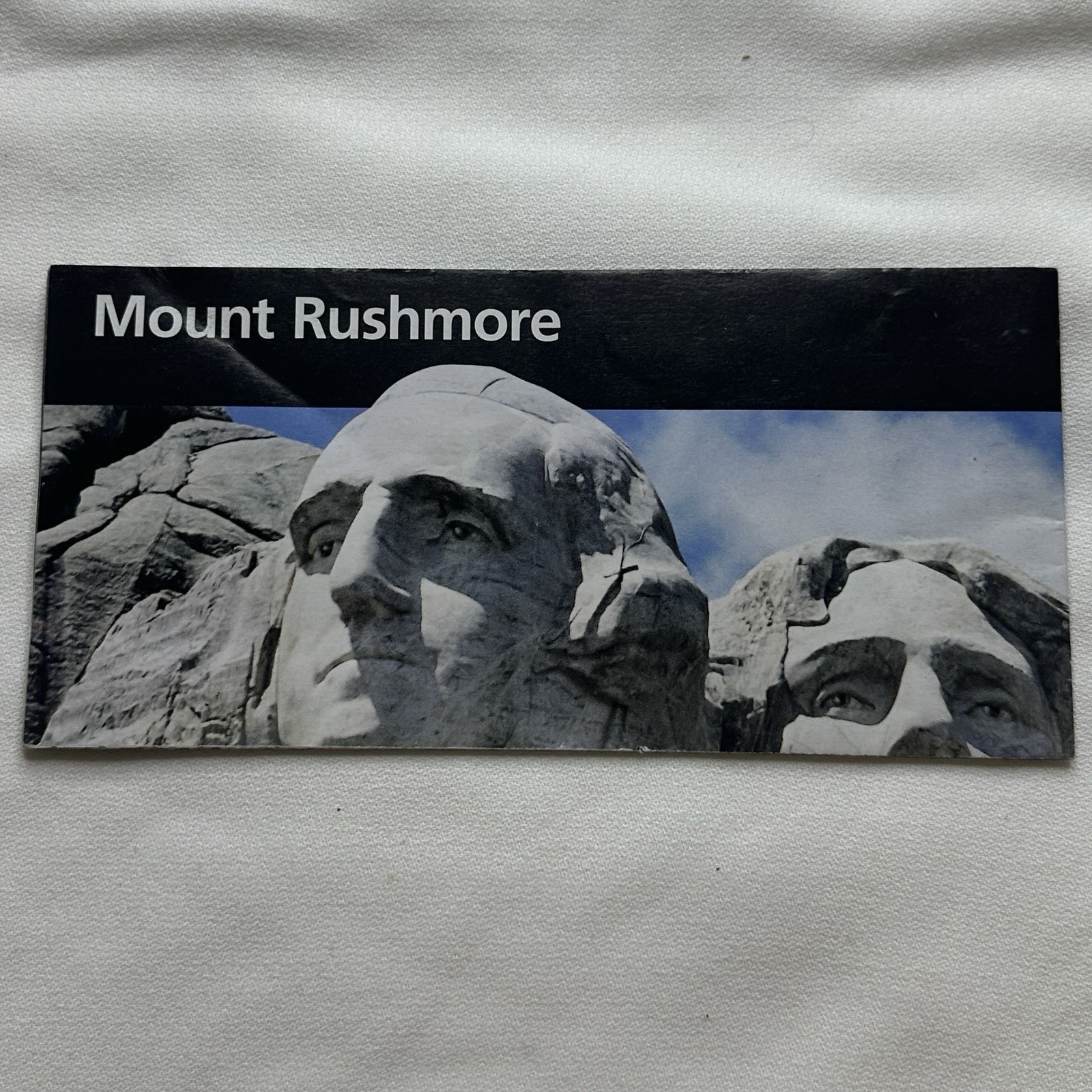 Souvenir Color Mount Rushmore Memorial Brochure Fold-Out Poster SD 2017