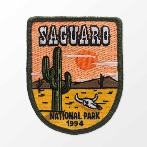Saguaro National Park Patch Iron-On Applique Souvenir Gift