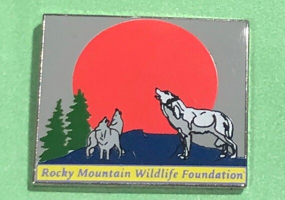 Rocky Mountain Wildlife Foundation ,WOLF Pack Logo, Collectible Pin