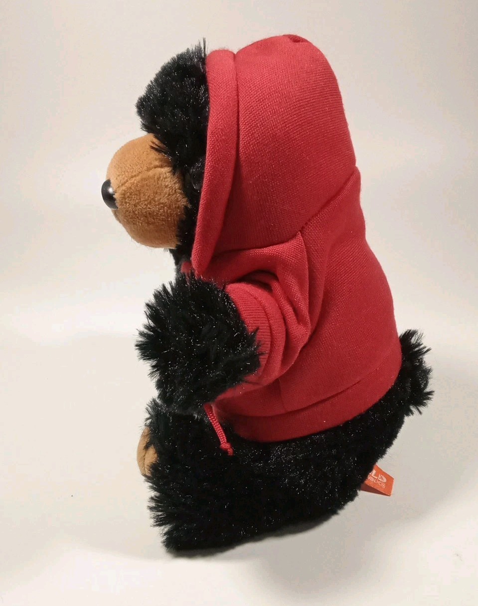 Great Smoky Mountains National Park TN Plush Teddy Bear Red Hoodie Wild Republic