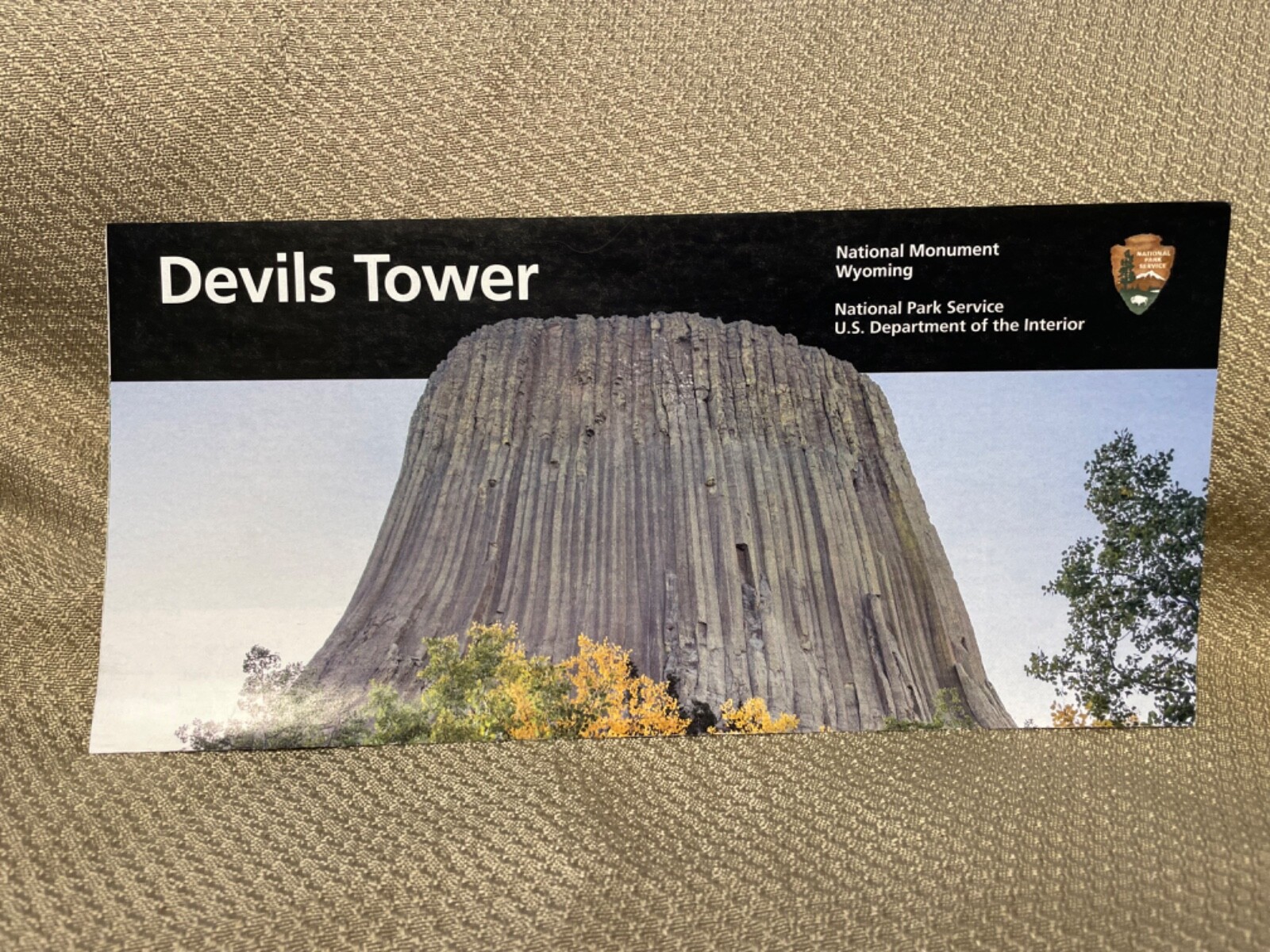 National Park Unigrid Map Devils Tower National Monument Wyoming WY 2022