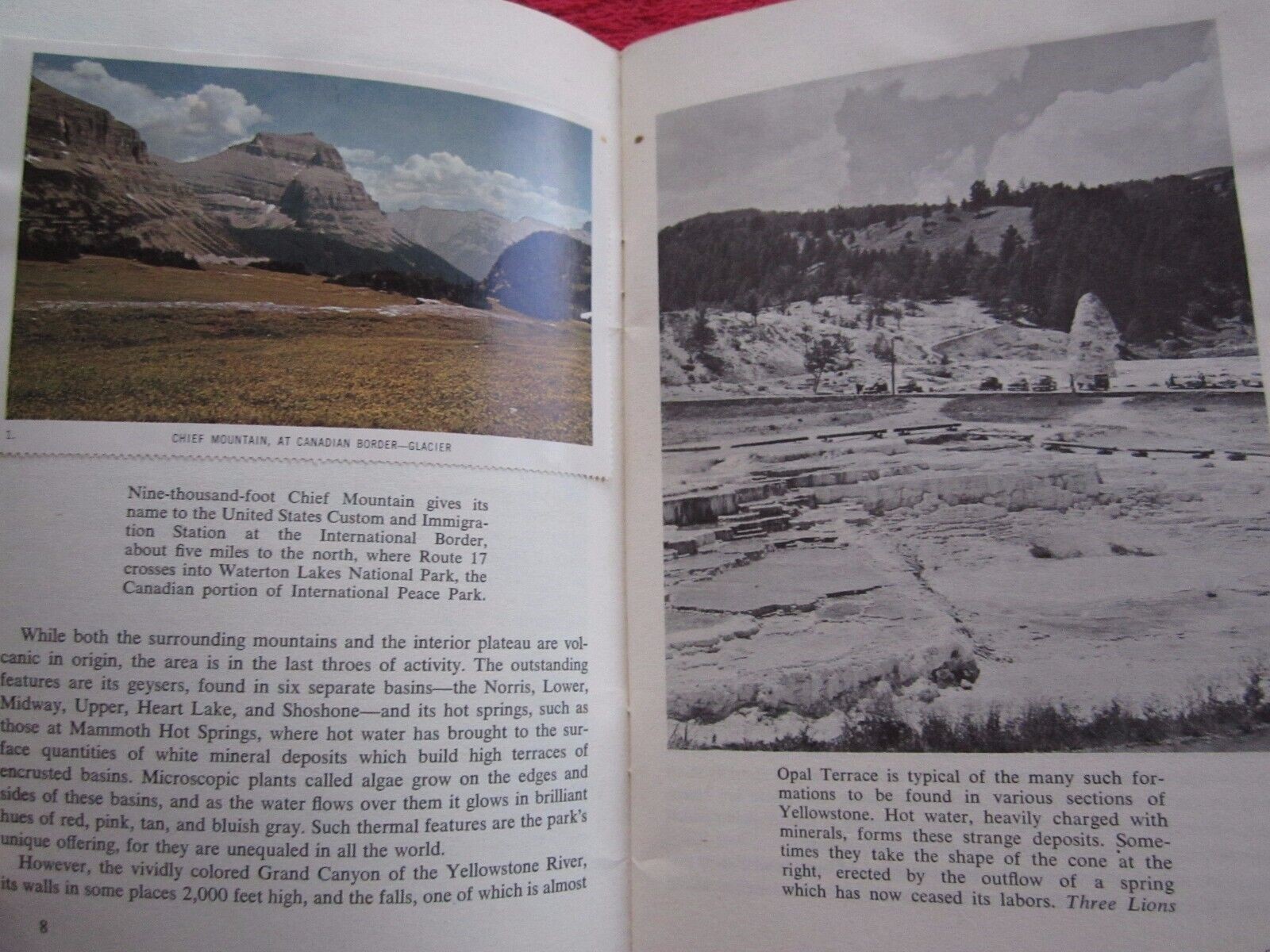 1957 NATIONAL PARK WONDERLANDS 64 PAGE STICKER BOOKLET