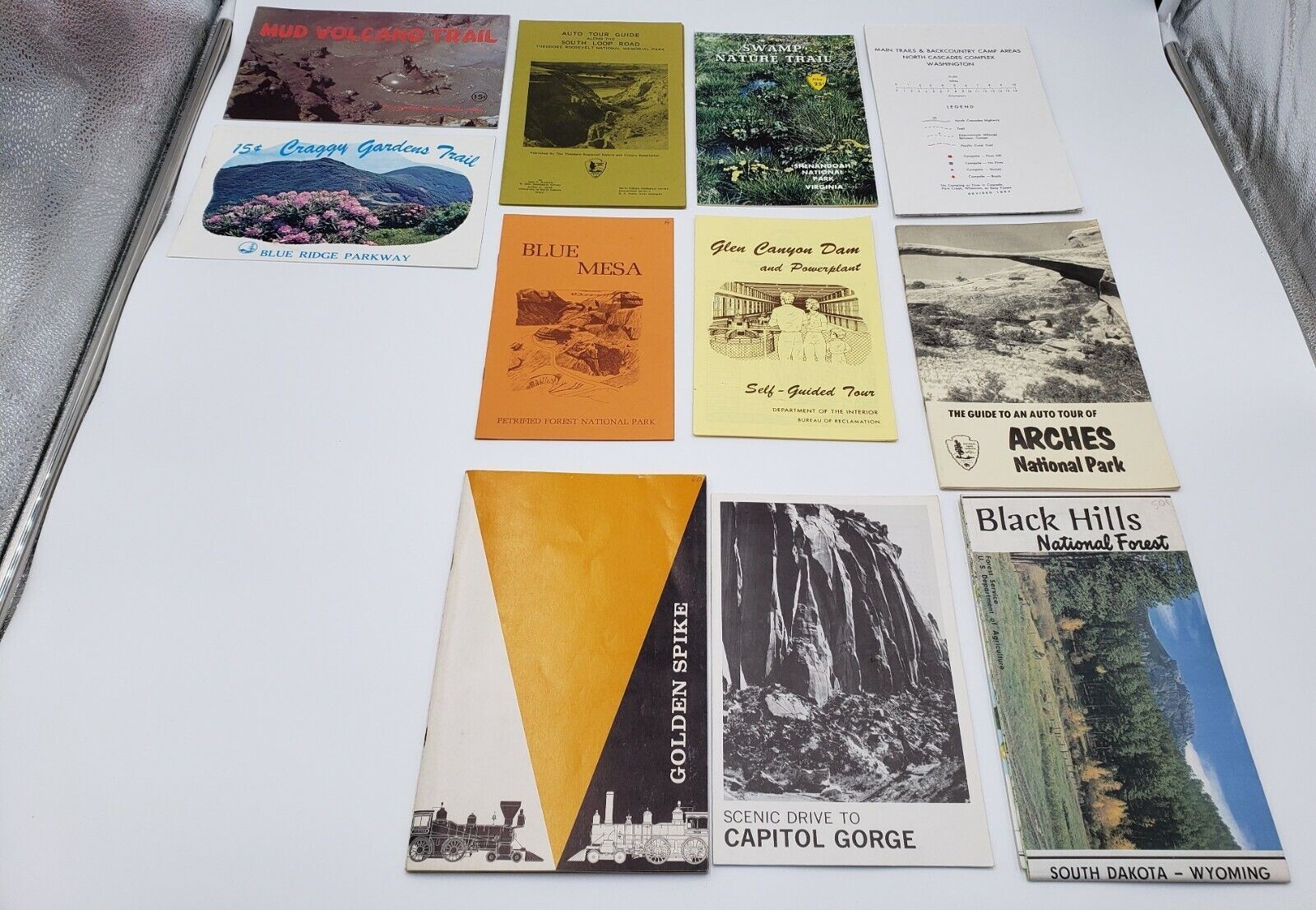 National Park Service Department of Interior Pamphlet Brochure Map Lot 11 Count