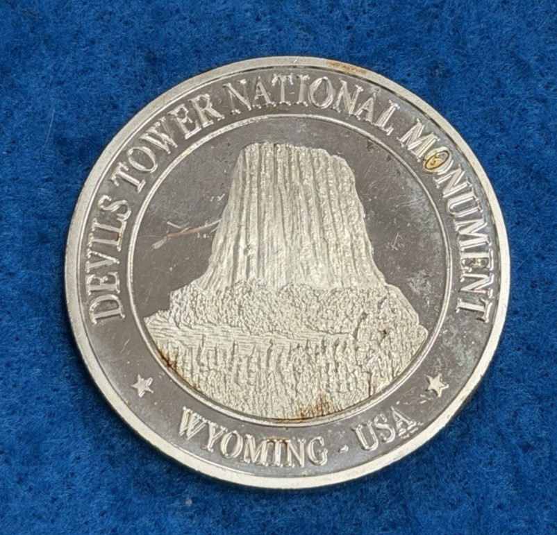 Devils Tower National Monument Wyoming Medallion
