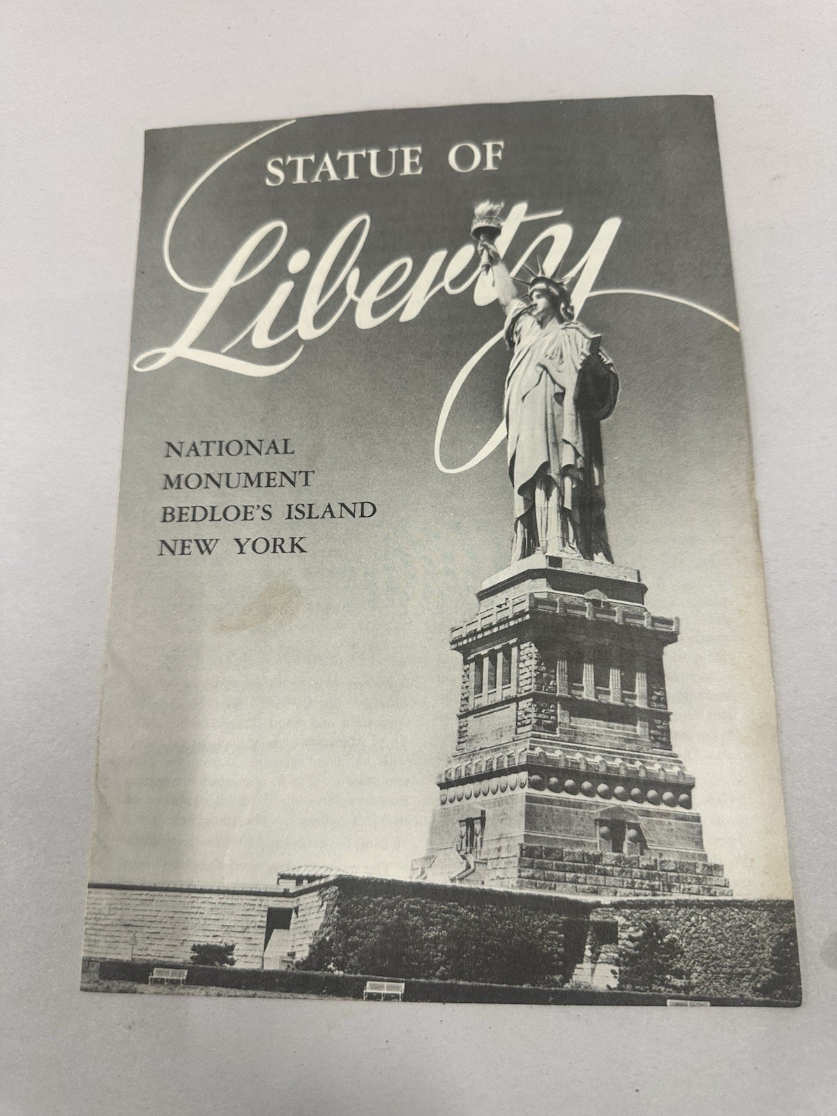 1948 Statue of Liberty National Monument Booklet Bedloe’s Island