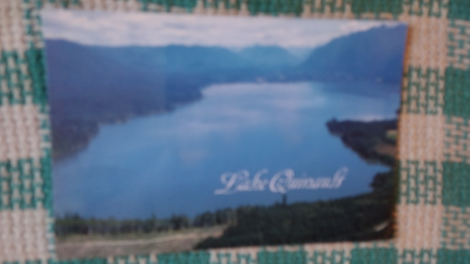 BEAUTIFULCHROME POST CARD LAKE QUINAULT WASHINGTON OLYMPIC NATIONAL PARK