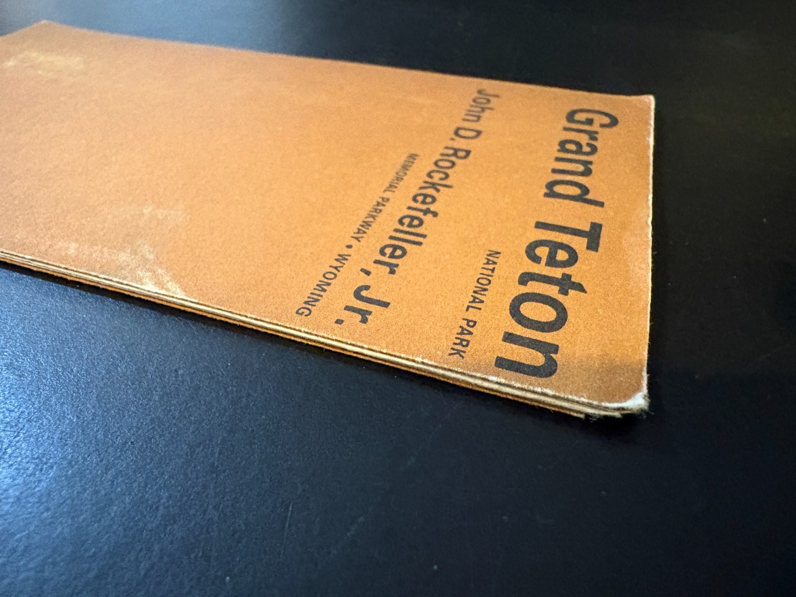 Grand Teton National Park Wyoming – Fold Out Brochure Map Ephemera 1970’s