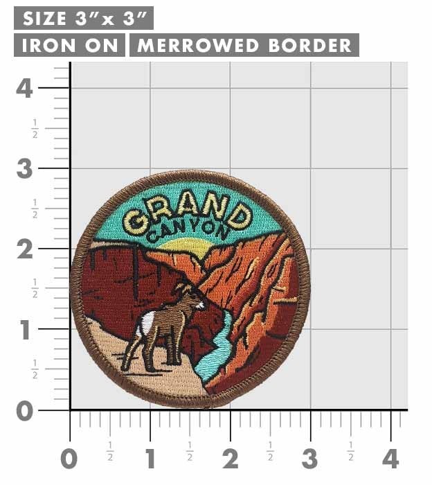 Grand Canyon National Park Patch Iron-On Applique Souvenir Gift