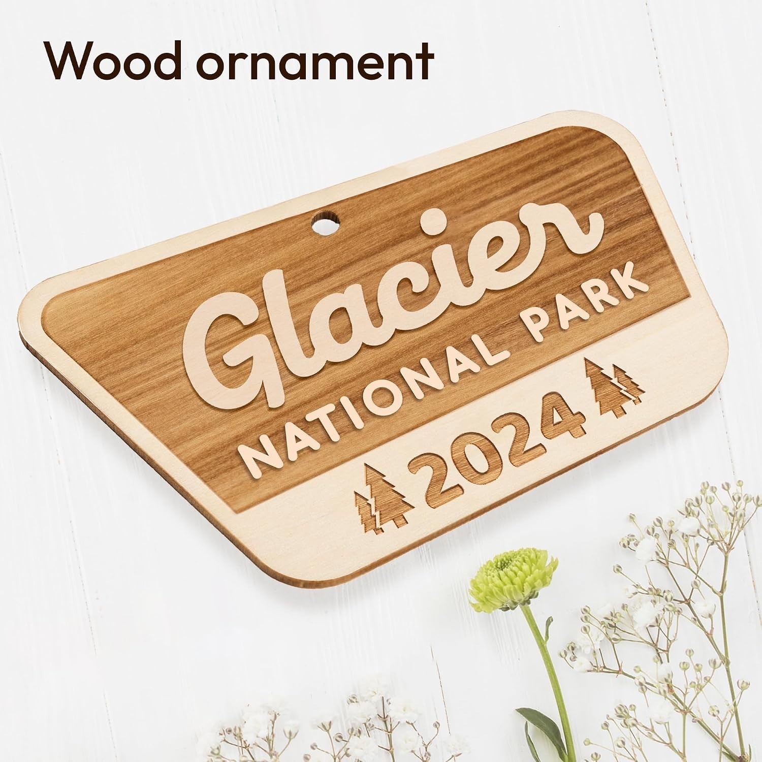 Wood National Park Ornaments, National Park Gifts for Travelers, Decor for C…