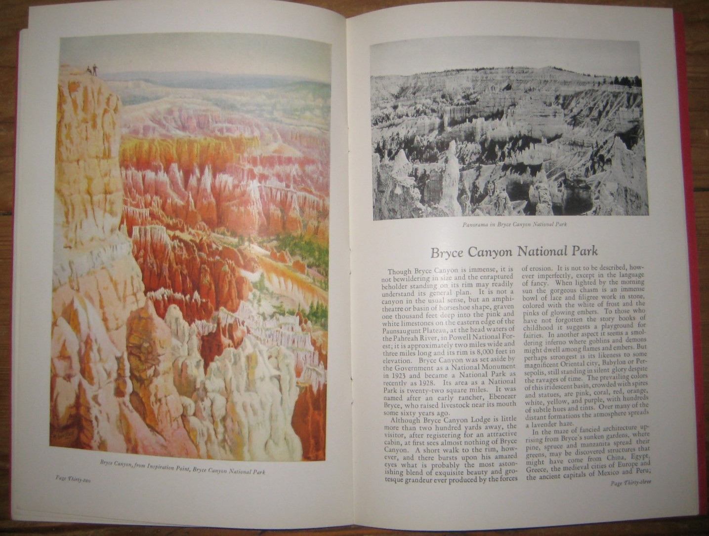 1929, View Book, Zion, Bryce, Grand Canyon, National Parks, North Western RR