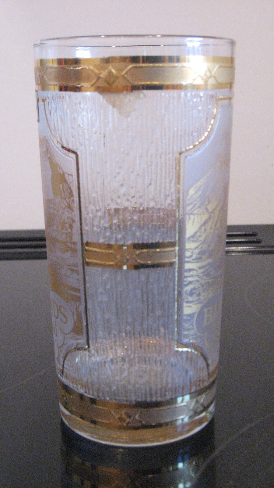 Vintage Culver Badlands National Park Drinking Glass MCM 22K NWT
