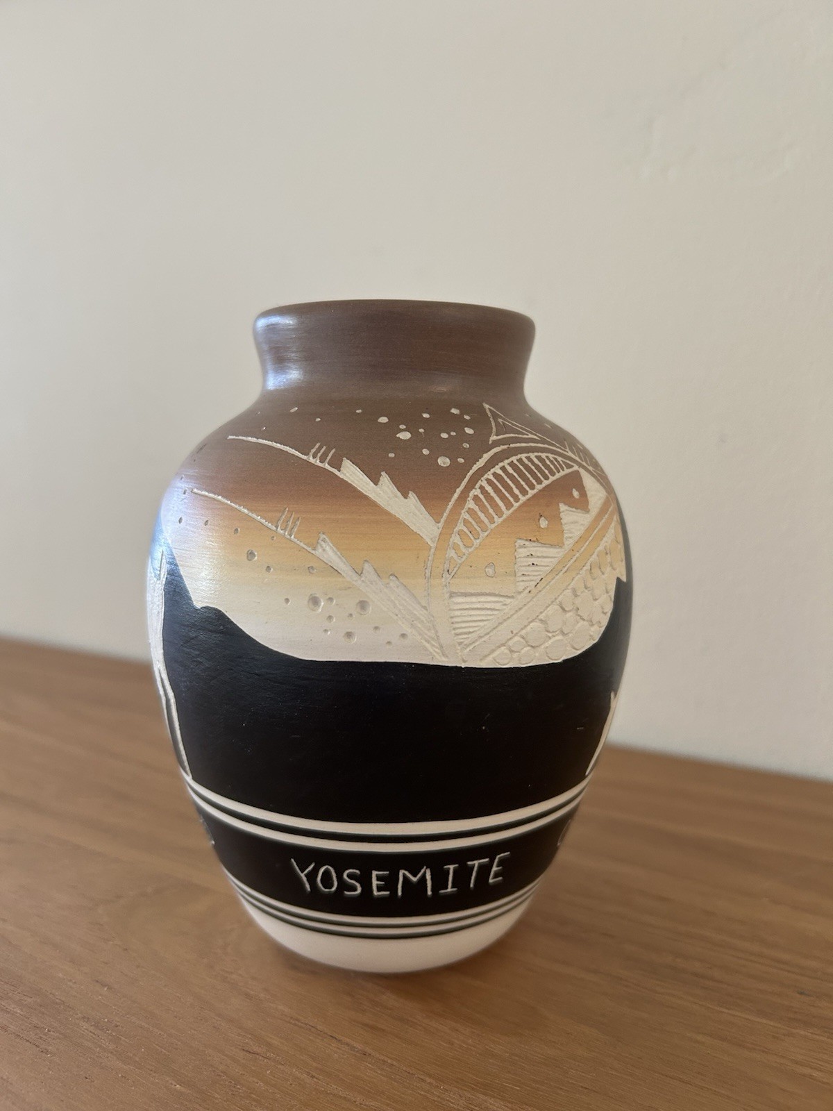 Hozoni Pottery Yosemite Centennial Vase – Limited Edition 160/500 Hand-Painted