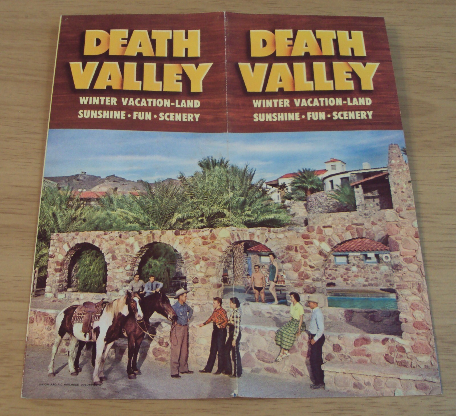 VTG 1951 ‘TRAVEL Brochure’~”DEATH VALLEY” National Park~CALIFORNIA~
