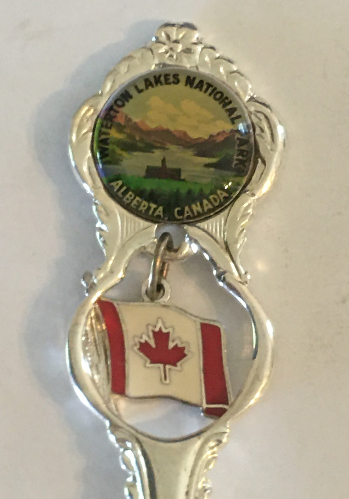 Waterton Lakes National Park Alberta Canada Vintage Souvenir Spoon Collectible