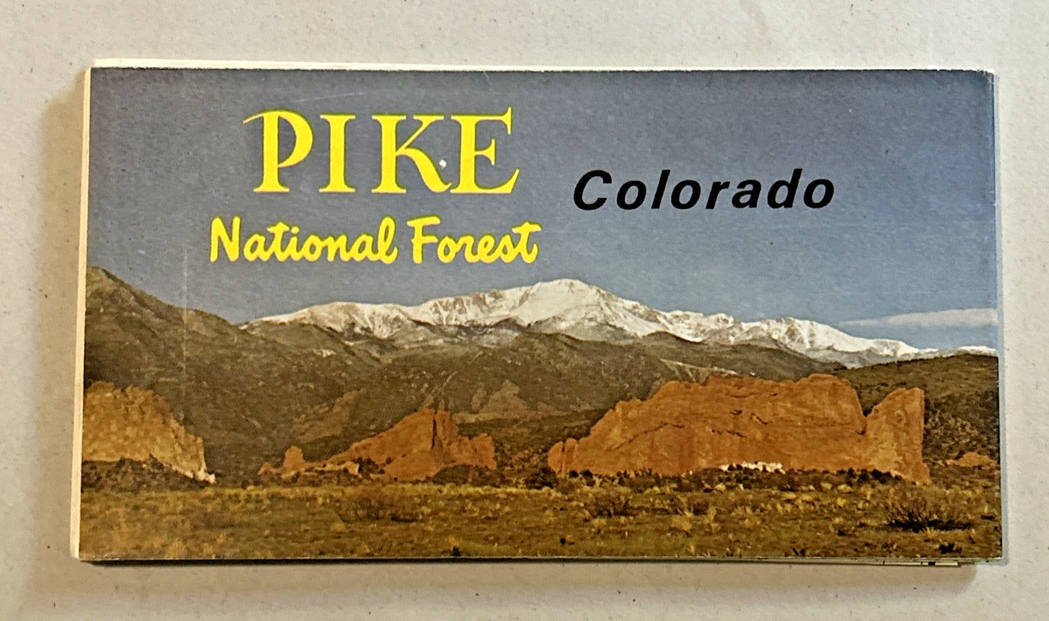 Pike National Forest Map ~ 1970 ~ U.S. Forest Service/Dept of Agriculture