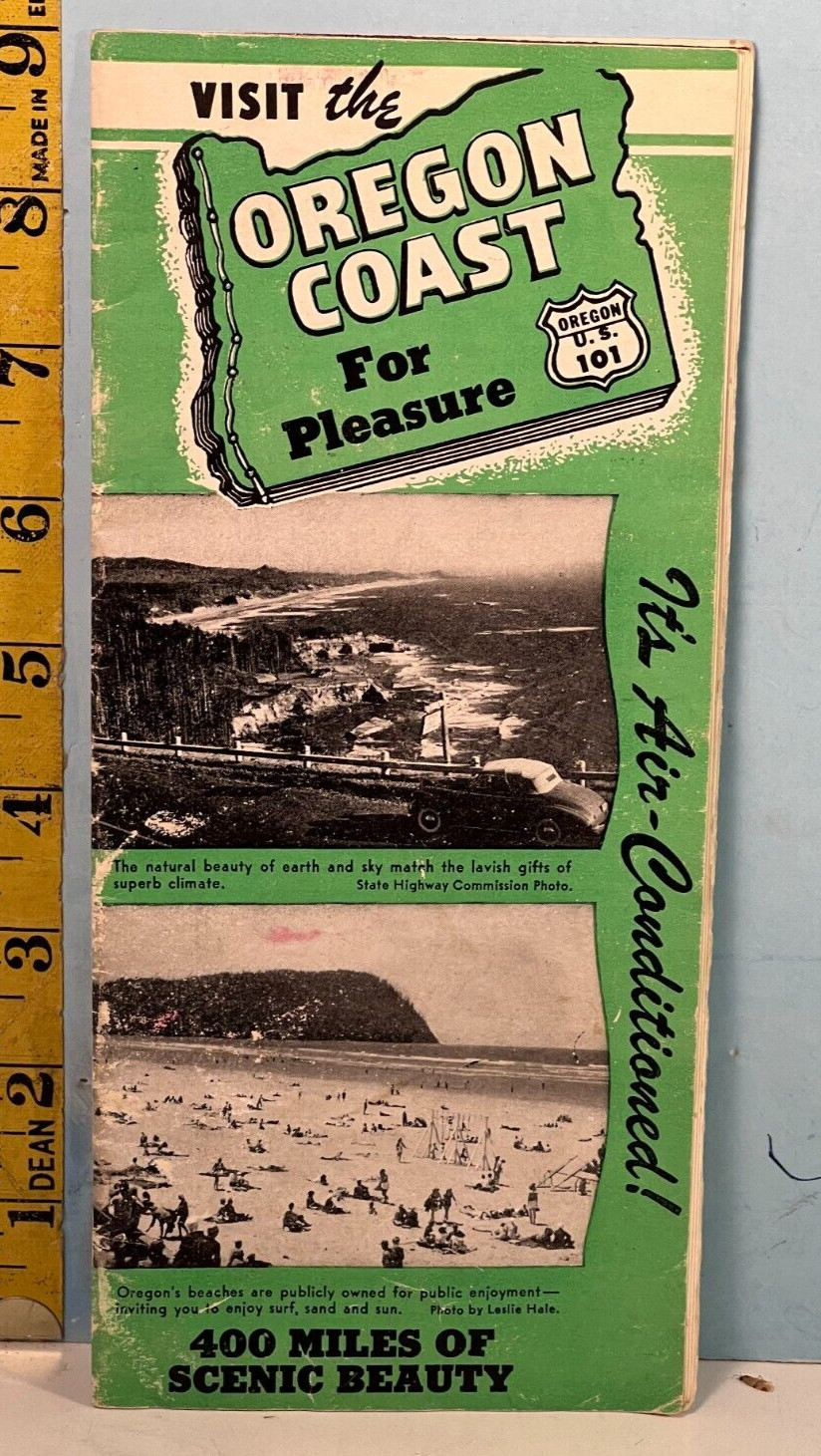 1950’s Visit the Oregon Coast US 101 Travel Brochure